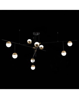 SL1507.422.09 Люстра потолочная ST-Luce Черный/Белый, Золотистый G9 9*5W 4000K ALBERO-foto4