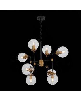 SL234.403.08 Люстра подвесная ST-Luce Черный, Золото/Прозрачный E27 8*40W VARIETA-foto5