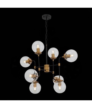 SL234.403.08 Люстра подвесная ST-Luce Черный, Золото/Прозрачный E27 8*40W VARIETA-foto5