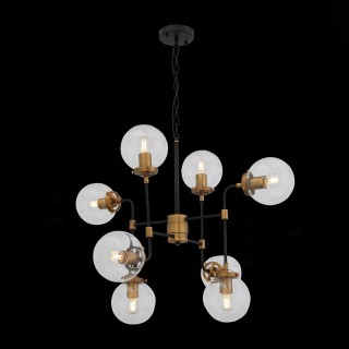 SL234.403.08 Люстра подвесная ST-Luce Черный, Золото/Прозрачный E27 8*40W VARIETA-foto5