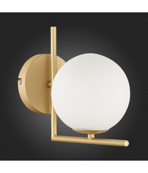 SL1148.301.01 Светильник настенный ST-Luce Латунь/Белый G9 1*5W CODDA-foto6