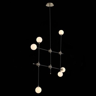 SL429.403.06 Светильник подвесной ST-Luce Черный, Золото/Белый G9 6*5W BASTONCINO-foto5