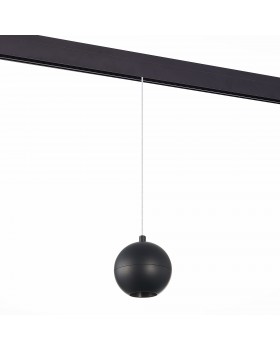 ST354.443.12 Магнитный трековый светильник подвесной Черный LED 1*12W 4000K 750Lm Ra>80 36° IP20 D100xH92 48V BOLE-foto2