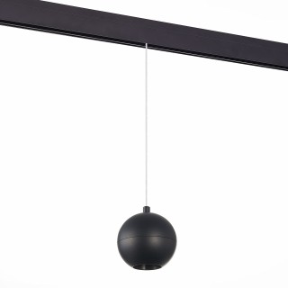 ST354.443.12 Магнитный трековый светильник подвесной Черный LED 1*12W 4000K 750Lm Ra>80 36° IP20 D100xH92 48V BOLE-foto2