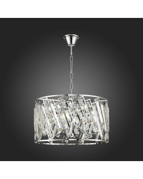 SL1103.113.08 Светильник подвесной ST-Luce Хром/Прозрачный,Хром E14 8*60W LETINA-foto6