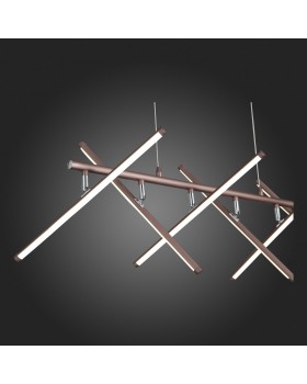 SLD003.303.06 Люстра подвесная ST-Luce Кофейный/Белый LED 6*8W 4000K PIACOD-foto15