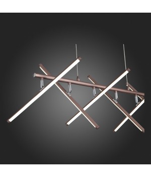 SLD003.303.06 Люстра подвесная ST-Luce Кофейный/Белый LED 6*8W 4000K PIACOD-foto15