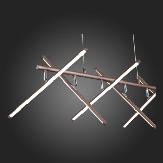 SLD003.303.06 Люстра подвесная ST-Luce Кофейный/Белый LED 6*8W 4000K PIACOD-foto15