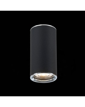 ST111.407.01 Светильник потолочный Черный GU10 1*50W D54xH105 220V Без ламп CHOMUS-foto3