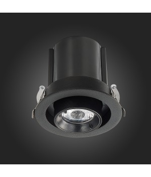 ST702.338.12 Св-к встр. Черный LED 1*12W 3000K 900Lm Ra80 24° IP20 D90xH92 180-240V ST702-foto9