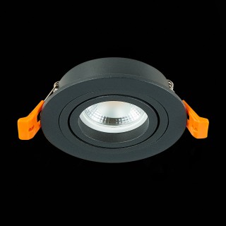 ST251.418.01 Св-к встр. Черный GU10 1*50W  IP20 L90xW90xH27 220V Без ламп ST251-foto5