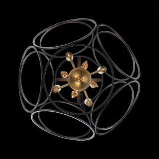 SL1012.423.08 Светильник подвесной ST-Luce Золотистый/Черный E14 8*40W CEZINO-foto8