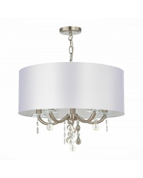 SL1757.113.05 Люстра подвесная ST-Luce Никель/Белый E14 5*40W KATENA-foto2