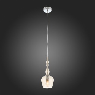 SL364.103.01 Подвес ST-Luce Хром/Янтарный E14 1*40W BIORNO-foto7