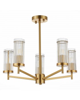 SL1233.302.05 Люстра потолочная ST-Luce Латунь/Прозрачный E14 5*60W BITONTO-foto2