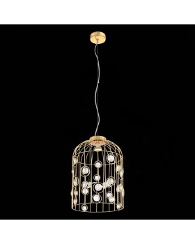 SL189.203.01 Подвес ST-Luce Золотистый/Золотистый, Прозрачный GU10 1*50W GABRIO-foto4