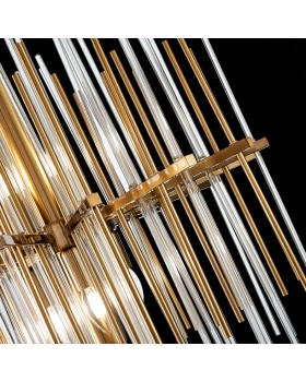 SL1628.303.08 Люстра подвесная ST-Luce Латунь/Прозрачный, Латунь E14 8*40W TERAMO-foto8