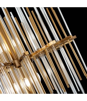 SL1628.303.08 Люстра подвесная ST-Luce Латунь/Прозрачный, Латунь E14 8*40W TERAMO-foto8