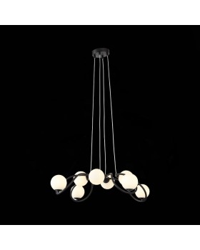 SL1502.403.08 Светильник подвесной ST-Luce Черный/Белый G9 8*5W LEGATEZZA-foto10