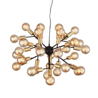 SL437.403.32 Люстра подвесная ST-Luce Черный, Золото E27 32*60W FOGLIONE-foto2