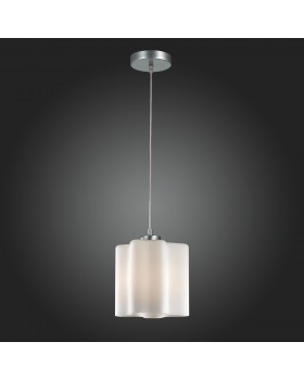 SL116.503.01 Светильник подвесной ST-Luce Серебристый/Белый E27 1*60W ONDE-foto6