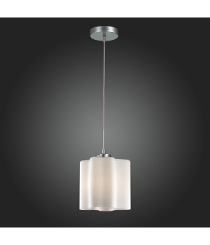 SL116.503.01 Светильник подвесной ST-Luce Серебристый/Белый E27 1*60W ONDE-foto6
