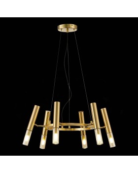 SL1236.203.06 Люстра подвесная ST-Luce Золотистый/Коньячный, Золотистый G9 6*5W ECLIP-foto5