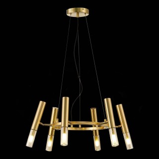 SL1236.203.06 Люстра подвесная ST-Luce Золотистый/Коньячный, Золотистый G9 6*5W ECLIP-foto5