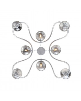 SL1502.103.08 Светильник подвесной ST-Luce Хром/Дымчатый G9 8*5W LEGATEZZA-foto16