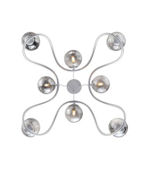 SL1502.103.08 Светильник подвесной ST-Luce Хром/Дымчатый G9 8*5W LEGATEZZA-foto16