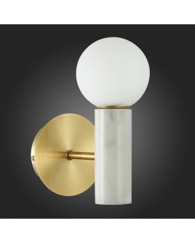 SL1210.501.01 Светильник настенный ST-Luce Золотистый, Белый/Белый G9 1*5W PIETRA-foto6