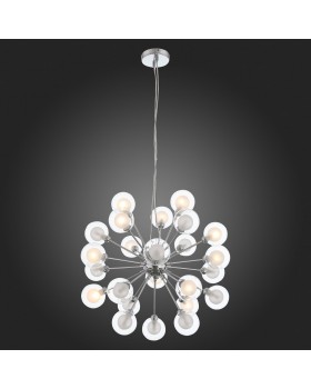 SL431.103.24 Люстра подвесная ST-Luce Хром/Прозрачный, Белый G9 24*28W DUALITA-foto8