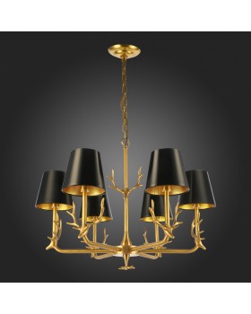SL1123.203.06 Люстра подвесная ST-Luce Латунь/Черный, Золотистый E14 6*40W VELOSSA-foto8