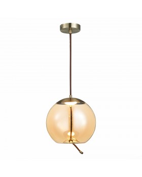 SL6108.313.01 Люстра подвесная ST-Luce Бронза/Янтарный LED 1*10W 3000K OZZIO