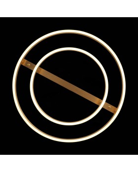 SL944.202.02 Люстра потолочная ST-Luce Анодированный золотой/Белый LED 1*34W 3000K-6000K ONZE-foto7