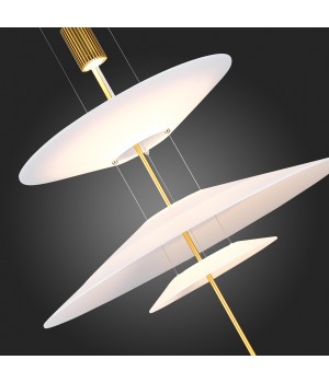 SL6101.213.01 Люстра подвесная ST-Luce Золотистый/Белый LED 1*15W 3000K Isola-foto9