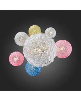 SL1152.253.08 Светильник подвесной ST-Luce Золотистый/Разноцветный G9 8*5W ARCOBALINO-foto8