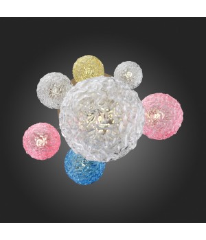 SL1152.253.08 Светильник подвесной ST-Luce Золотистый/Разноцветный G9 8*5W ARCOBALINO-foto8