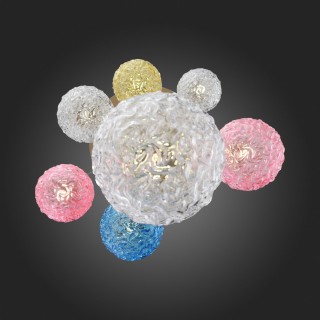 SL1152.253.08 Светильник подвесной ST-Luce Золотистый/Разноцветный G9 8*5W ARCOBALINO-foto8