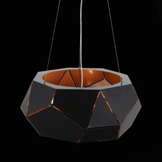 SL258.403.06 Люстра подвесная ST-Luce Черный/Черный, Золото E14 6*40W ENIGMA-foto4