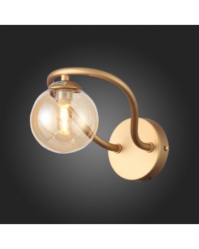 SL1502.201.01 Светильник настенный ST-Luce Золотистый/Янтарный G9 1*5W LEGATEZZA-foto12