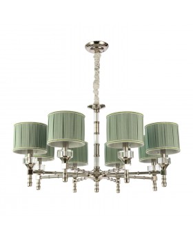 SL1121.103.08 Люстра подвесная ST-Luce Никель/Оливковый E14 8*40W OLEO-foto2