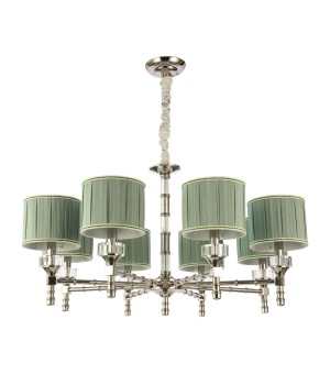 SL1121.103.08 Люстра подвесная ST-Luce Никель/Оливковый E14 8*40W OLEO-foto2