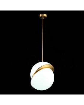 SL1164.323.01 Светильник подвесной ST-Luce Латунь/Белый E27 1*60W LAICO-foto6