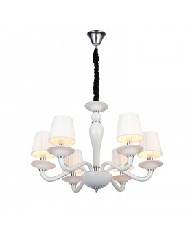 SL1112.503.06 Люстра подвесная ST-Luce Хром, Белый/Белый E14 6*40W SERENATTA-foto16