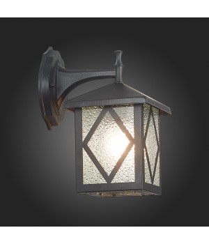 SL084.411.01 Светильник уличный настенный ST-Luce Черный/Черный, Прозрачный E27 1*60W LORNE-foto9