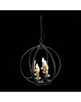 SL1013.423.06 Светильник подвесной ST-Luce Черный, Золото/Черный E14 6*40W PIANETTA-foto6