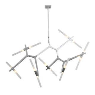 SL947.102.14 Люстра потолочная ST-Luce Серебристый/Белый G9 14*5W LACONICITA-foto2