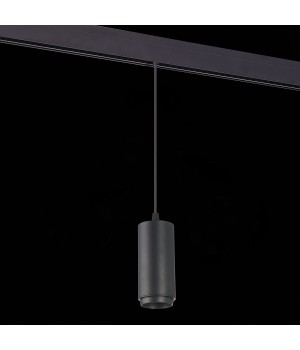 ST357.443.06 Магнитный трековый светильник подвесной ZOOM Черный LED 1*6W 4000K 667Lm Ra>80 10-60° IP20 D60xH120 48V ZIRO-foto5