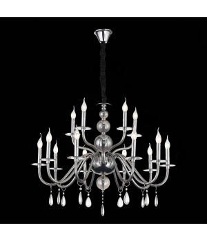 SL1113.403.15 Люстра подвесная ST-Luce Хром, Дымчатый, Прозрачный E14 15*40W SIEMA-foto11